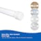 Kenney Mfg Twist & Fit No Tools Spring Tension Stall Shower Curtain Rod, 24-38in, White KN607S/1V1 - alternate 5